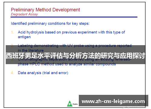 西班牙男足水平评估与分析方法的研究与应用探讨